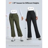 image:imagebaleaf Womens Snow Ski Pants Fleece Lined Waterproof HikingArmy Green