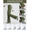 image:imagebaleaf Womens Snow Ski Pants Fleece Lined Waterproof HikingArmy Green