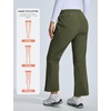 image:imagebaleaf Womens Snow Ski Pants Fleece Lined Waterproof HikingArmy Green