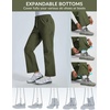 image:imagebaleaf Womens Snow Ski Pants Fleece Lined Waterproof HikingArmy Green