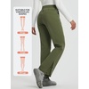 image:imagebaleaf Womens Snow Ski Pants Fleece Lined Waterproof HikingArmy Green