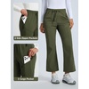 image:imagebaleaf Womens Snow Ski Pants Fleece Lined Waterproof HikingArmy Green