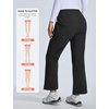 image:imagebaleaf Womens Snow Ski Pants Fleece Lined Waterproof HikingBlack