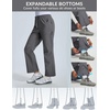 image:imagebaleaf Womens Snow Ski Pants Fleece Lined Waterproof HikingDark Gray