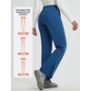 image:imagebaleaf Womens Snow Ski Pants Fleece Lined Waterproof HikingNavy Blue