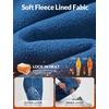 image:imagebaleaf Womens Snow Ski Pants Fleece Lined Waterproof HikingNavy Blue