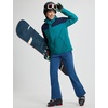 image:imagebaleaf Womens Snow Ski Pants Fleece Lined Waterproof HikingNavy Blue