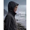image:imagebaleaf Womens Softshell Jacket Fleece Lined Water Resistant Hooded JacketBlack
