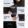 image:imagebaleaf Womens Softshell Jacket Fleece Lined Water Resistant Hooded JacketBlack