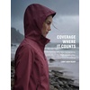 image:imagebaleaf Womens Softshell Jacket Fleece Lined Water Resistant Hooded JacketWine Red