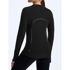image:imagebaleaf Womens Thermal Long Sleeve Shirts Fleece Lined TopsBlack