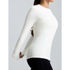 image:imagebaleaf Womens Thermal Long Sleeve Shirts Fleece Lined TopsStar White