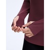 image:imagebaleaf Womens Thermal Long Sleeve Shirts Fleece Lined TopsWine Red