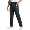 image:imagebaleaf Mens Fleece Lined Pants Winter Thermal Waterproof with 3 PocketsDark Gray