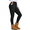 image:imagebaleaf Womens Fleece Lined Leggings Thick Warm Thermal Insulated LeggingBlack