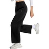image:imagebaleaf Womens Fleece Lined Track Pants 27 Thermal Warm with Zipper PocketBlackblack