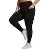 image:imagebaleaf Womens Plus Size Fleece Lined Leggings Waterproof Thermal TightsBlack