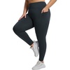 image:imagebaleaf Womens Plus Size Fleece Lined Leggings Waterproof Thermal TightsDark Gray