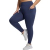 image:imagebaleaf Womens Plus Size Fleece Lined Leggings Waterproof Thermal TightsNavy Blue