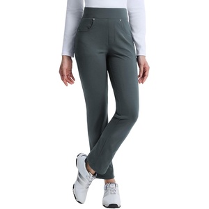 image:imagebaleaf Womens Fleece Lined Golf Pants Waterproof 4 PocketsDark Gray