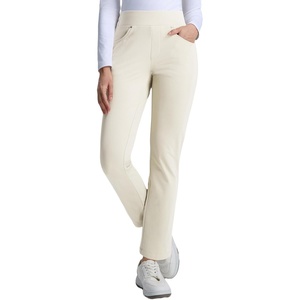 image:imagebaleaf Womens Fleece Lined Golf Pants Waterproof 4 PocketsLight Brown