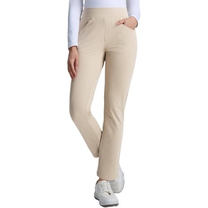 image:imagebaleaf Womens Fleece Lined Golf Pants Waterproof 4 PocketsPale Khaki