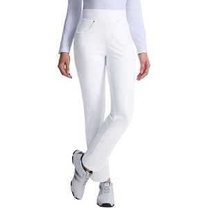 image:imagebaleaf Womens Fleece Lined Golf Pants Waterproof 4 PocketsWhite