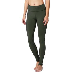image:imagebaleaf Womens Fleece Lined Leggings Thermal Warm Tights Cold WeatherArmy Green