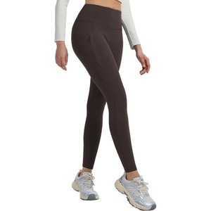 image:imagebaleaf Womens Fleece Lined Leggings Thermal Warm Tights Cold WeatherBrownthickened
