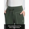 image:imagebaleaf Womens 25 28 30 Fleece Lined Pants Winter Thermal JoggersArmy Green