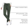 image:imagebaleaf Womens 25 28 30 Fleece Lined Pants Winter Thermal JoggersArmy Green