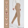 image:imagebaleaf Womens 25 28 30 Fleece Lined Pants Winter Thermal JoggersBrown