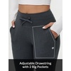 image:imagebaleaf Womens 25 28 30 Fleece Lined Pants Winter Thermal JoggersCharcoal