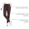 image:imagebaleaf Womens 25 28 30 Fleece Lined Pants Winter Thermal JoggersDark Brown