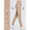 image:imagebaleaf Womens 25 28 30 Fleece Lined Pants Winter Thermal JoggersKhaki