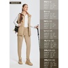 image:imagebaleaf Womens 25 28 30 Fleece Lined Pants Winter Thermal JoggersKhaki