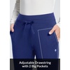 image:imagebaleaf Womens 25 28 30 Fleece Lined Pants Winter Thermal JoggersNavy Blue
