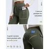 image:imagebaleaf Womens Fleece Lined Hiking Pants Thermal Warm Flare Cargo PantsArmy Green