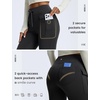 image:imagebaleaf Womens Fleece Lined Hiking Pants Thermal Warm Flare Cargo PantsBlack