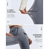 image:imagebaleaf Womens Fleece Lined Hiking Pants Thermal Warm Flare Cargo PantsDark Gray