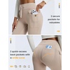 image:imagebaleaf Womens Fleece Lined Hiking Pants Thermal Warm Flare Cargo PantsKhaki