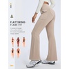 image:imagebaleaf Womens Fleece Lined Hiking Pants Thermal Warm Flare Cargo PantsKhaki