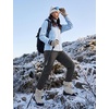 image:imagebaleaf Womens Fleece Lined Hiking Pants Water Resistant Thermal WarmBlack