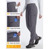 image:imagebaleaf Womens Fleece Lined Hiking Pants Water Resistant Thermal WarmDark Gray