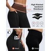 image:imagebaleaf Womens Fleece Lined Leggings with Pockets Sandwich WaistbandBlack