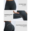 image:imagebaleaf Womens Fleece Lined Leggings with Pockets Sandwich WaistbandDark Gray