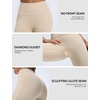 image:imagebaleaf Womens Fleece Lined Leggings with Pockets Sandwich WaistbandPale Khaki