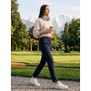 image:imagebaleaf Womens Fleece Lined Pants Pockets Stretch Winter Thermal Golf Travel Work Pant Cold Weather GearNavy Blue