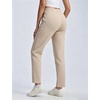 image:imagebaleaf Womens Fleece Lined Pants Pockets Stretch Winter Thermal Golf Travel Work Pant Cold Weather GearPale Khaki