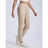 image:imagebaleaf Womens Fleece Lined Pants Pockets Stretch Winter Thermal Golf Travel Work Pant Cold Weather GearPale Khaki